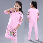 Fashion and leisure children's sports two piece set