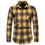 Thick Warm Woolen Cloth Flannel Casual Shirt Base Men's Shirt