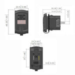 12-24V 4.2A Car Auto FORBoat Dual USB Charger Socket