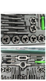 Tap and die wrench set hand tapping wrench winch 12 piece set