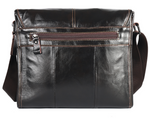 Foreign trade leather bag cross section single shoulder bag a Retro Leather Satchel on behalf of men's leisure bag