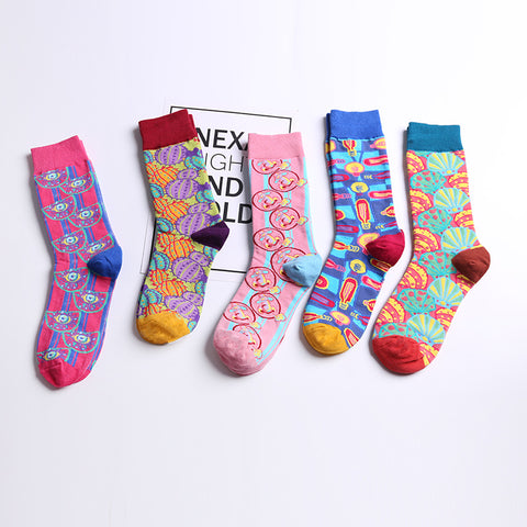 Japanese cartoon socks cotton socks couple socks