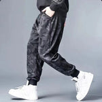 Summer Casual Men's Plus Size Sweatpants Youth Cropped Trousers
