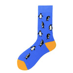 New Men's Colorful Animal Series Cotton Socks
