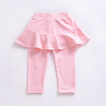 Girls fake two-piece children's legging skirt