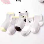 Spring autumn and winter boys and girls baby cotton socks