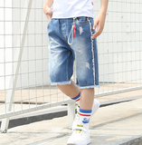 Summer boy cotton jeans