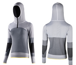 Women Running Hooded Jacket Long Sleeve Sweatshirt Ladies Yoga Sport Zipper Jacket Fitness Gym Shirts Women's Dropship