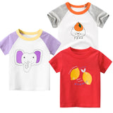 27home brand children's clothing summer new 2021 Korean version of children's short-sleeved T-shirt girls clothes a consignment ins