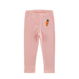 Cartoon Solid Color Baby Stretch Trousers Girls Leggings