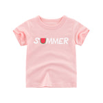 Children's Summer Children's Short-Sleeved T-Shirt