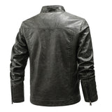 Fashion Men's Pu Leather Boutique Leather Jacket