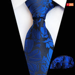 Men's Suit Accessories Red Floral Tie