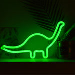 LED Neon Wall Hanging Dinosaur and Dolphin Decoration Night Light