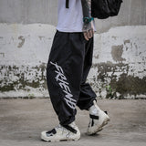 Drawstring trendy male Korean hip-hop Harlan pants