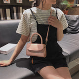 New wave wild small square bag