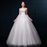 2021 new high-end tube top wedding dress slim slim body wedding bride wedding large size dress