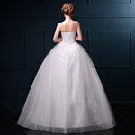 2021 new high-end tube top wedding dress slim slim body wedding bride wedding large size dress