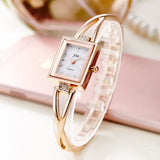 Women's Fashion Electronic Retro Waterproof Steel Band Student Bangle Bracelet Watch