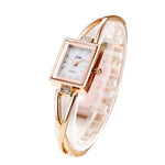 Women's Fashion Electronic Retro Waterproof Steel Band Student Bangle Bracelet Watch