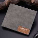 2021 new men's short wallet day Korean version of the ancient youth walletthin male cross money leather wholesale