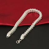 Braided bracelet stainless steel exquisite titanium steel jewelry