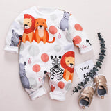 Lion Print Baby One Piece