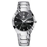 Fansico Fan Poem 2021 New Tungsten Mens Watch Dual Calendar Table 1192 Non Mechanical Watches