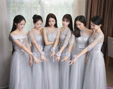 Bridesmaid dress, 2021 new bride dinner dress, big size, long word, shoulder, sister group, bridesmaid dress