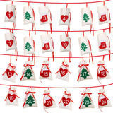 Calendar Christmas gift hanging bag