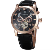 The 165 Men  Casual Fashion  Fusini Large Dial Tourbillon Automatic Mechanical Watches