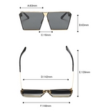 New polarized sunglasses ladies fashion glasses square sunglasses trend