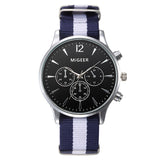 Men's mesh belt quartz watch