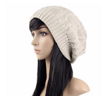 Female male Korean version of the tide winter Korean pile hat knitted hat wool hat female hat autumn and winter double hat