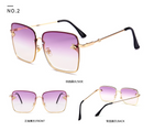 Metal frame bee decorative sunglasses trend street shooting personality progressive ocean film sunglasses female
