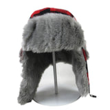 New Plaid Lei Feng Hat Men's And Women's Winter Hat