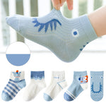 Mesh Cotton Boat Socks For Boys And Girls